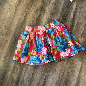 Floral Mini Skirt